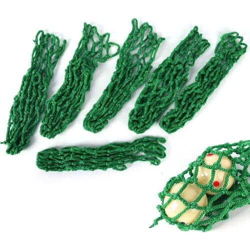 NEW 6 Pieces/Lot Green Billiard Pool Snooker Table Nylon Mesh Net Bags Pockets Club Kit Snooker Accessories Green Color Hot Sale