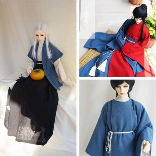 1/4 1/3 Scale BJD Clothes Ancient Costume Samurai Outfits Hanfu DIY Accessories For BJD/SD MSD SD13 ID75 Strong Uncle Doll C1159
