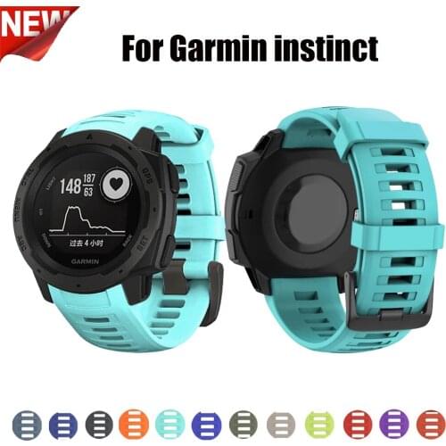 For Garmin Instinct watchband 22mm new sports silicone replacement wristband color bracelet quick installation accessories