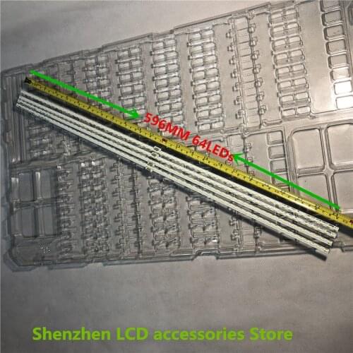 10Pieces/lot 596mm LED Backlight Lamp strip 64LEDs For Sony Sharp KD-55X8500D YLS_HRN55_7020_REV2 E162061 55 inch LCD Monitor