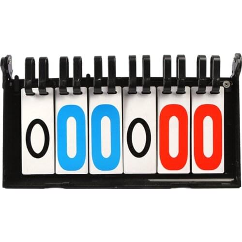 Digit Scoreboard Sports Referee Soccer Score Board for Basketball Football Badminton Volleyball Table Tennis Equipment