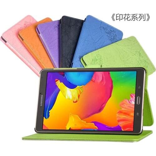 Slim Flip Stand Print Flower PU Leather Case Funda Capa Cover For Samsung Galaxy Tab S 8.4 T700 T701 T705C SM-T700 SM-T705 Coque