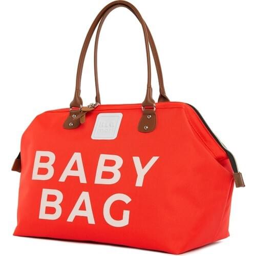 Women Grenadine Flower Baby Bag Printed Baby Care Bag large capacity Bag multifunctional waterproof