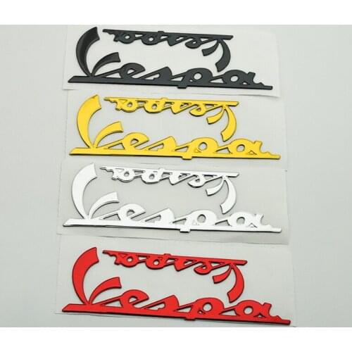 3D Italian Badge Motorcycle Stickers Decals For PIAGGIO Vespa GTS300 LX125 LX150