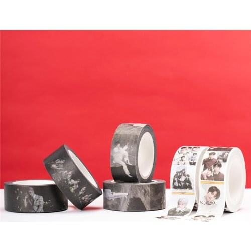 10 Pcs/lot Kpop Album Map of Soul :7 T Diary Hand Tape Toys SUGA V JHOPE RM JIN JUNGKOOK JIMIN Stationery Washi Sticker Toy