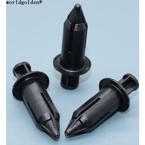 Worldgolden 100pcs auto fasteners Push-Type Retainer for Push-Type Retainer for GM 96057847; Toyota; Mitsubishi MB955901