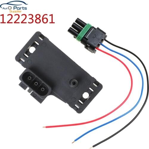 12219935 12223861 16040749 Turbo Intake Air Boost Pressure Map Sensor For Modified Cadillac Chevrolet Buick Chevy With Plug