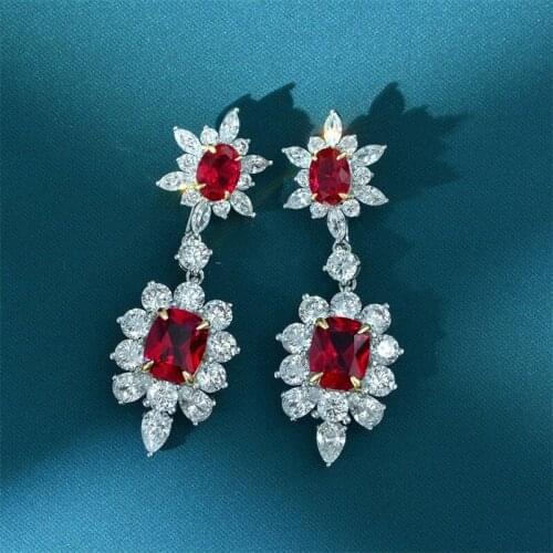 Designer Fashion 925 Sterling Silver Jewelry 3A Cubic Zirconia Party Earring