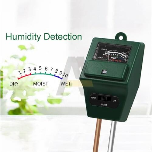 Soil Moisture Tester Humidimetre Meter Detector Garden Plant Flower Testing Tool for Indoor & Outdoor (No Battery Needed)