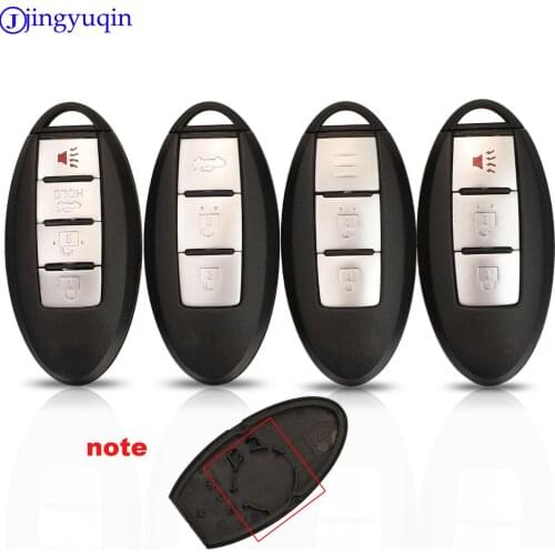 Jingyuqin 2/3/4 Buttons Remote Car Key Shell Cover Case For Infiniti G25 G35 G37 Q60 FX35 FX37 QX70 FX50 Smart Key