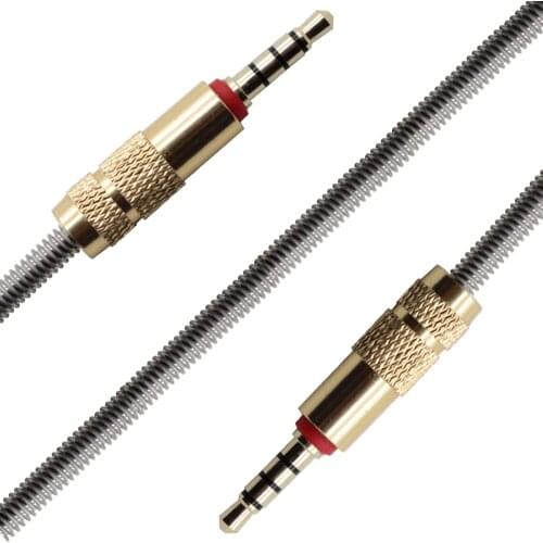 Aux Cable 3.5mm Male to Male Audio Full Metal Stereo Cable for Car Home Stereos Computer Headphones iphone Android Mp3 Players