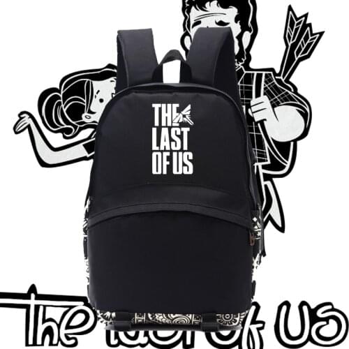 Cool game fans backpack The Last Of Us concept backpack nylon school backpack black backpack for student