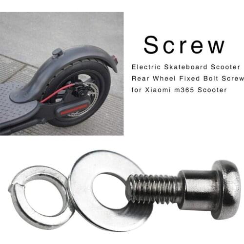 Wheel Screw Skateboard Rear Wheel Fixed Bolt Screw Repairing Fixing Accessories for Xiaomi M365 Electric Scooter Wheel Bolt