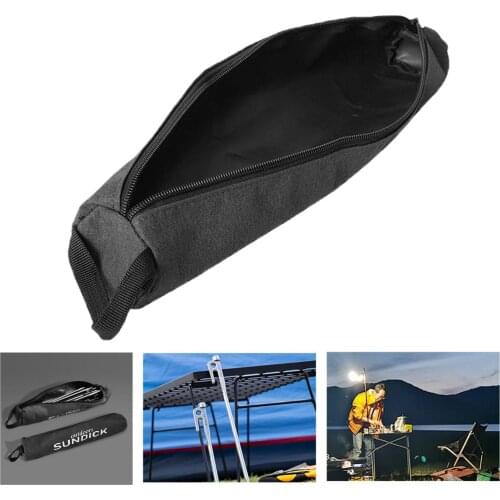 Tent Pegs Stake Storage Bag Tent Accessories Zipper Pouch For 20cm Stakes