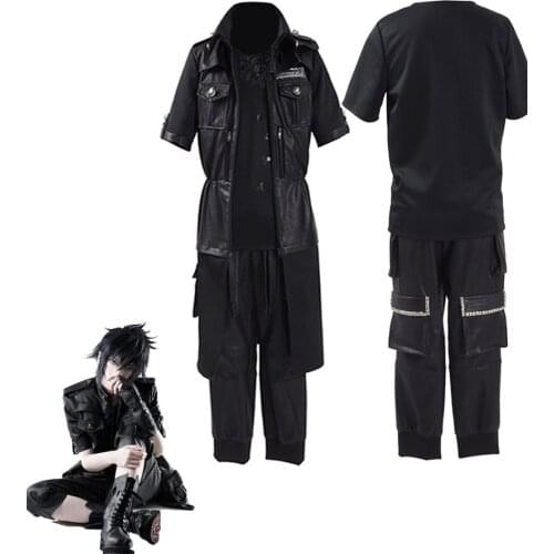 Final Fantasy XV FF15 Noctis Lucis Caelum Noct Cosplay Costume Outfit Male Female Custome