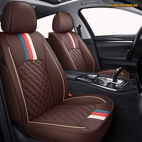 ZHOUSHENGLEE Leather car seat cover for Haval F7 H6 H1 H4 H2 H7 M6 H3 H5 H9 all models auto seat protector car seats accessories