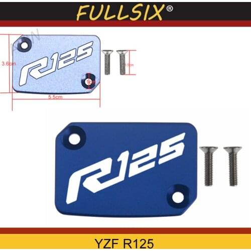 Motorcycle front brake clutch master cylinder tank cover for Yamaha YZF R125 2018-2019 yzf r125