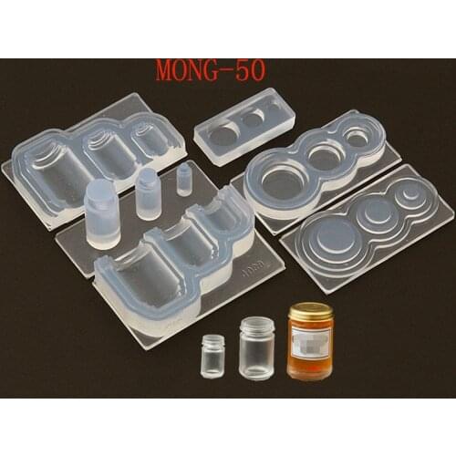2020 NEW Handmade Silicone Mould Miniature Cup With Food Drink Beverage Toy DIY hollow bottles Type epoxy resin molds