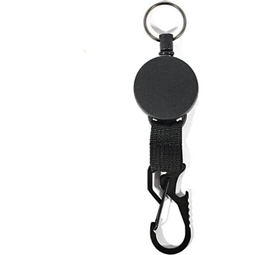 New Creative Keychain Carabiner Holder Climbing Screw Lock Hanging Hooks Quick Release Buckle Keychain Outdoor Camping Hiking
