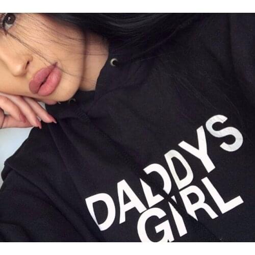 Skuggnas New Arrival Daddys Girl Hoodie Women Sexy Hoody Sweatshirts Fashion Clothing Autumn Style Long Sleeve Hoodies Drop Ship