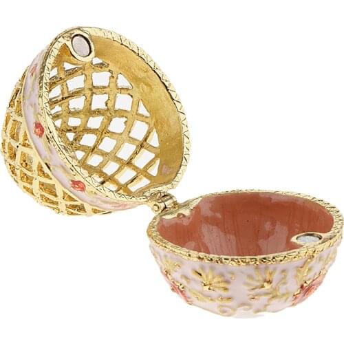 Prettyia Easter Egg Trinkets Box Egg Flower Hollow Egg Wedding Gift Decor