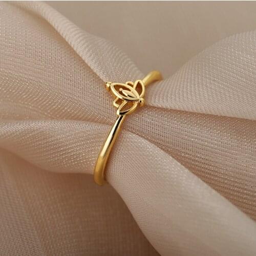 Simple Crown Rings For Women Fashion Jewelry Elegant Female Dance Party Trendy Rings Gift Wholesale