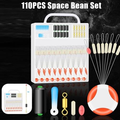 Fishing Set Float Rest Full Set Cylindrical Silica Gel Main Accessories Fishing Gear Amenities For Fishing Tackle Goods Pesca