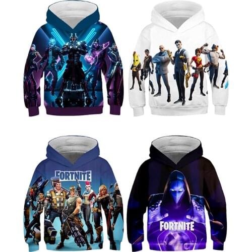 Hot Games 3D Fortnite Hoodies for Teens Girls Anime Boys Clothes Sweatshirt Toddler Sudadera Spring Autumn Child Clothing Tshirt