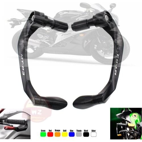 Universal 7/8" 22mm Motorcycle Handlebar Brake Clutch Levers Protector Guard For Yamaha MT-03 MT 03 MT03 2006-2011