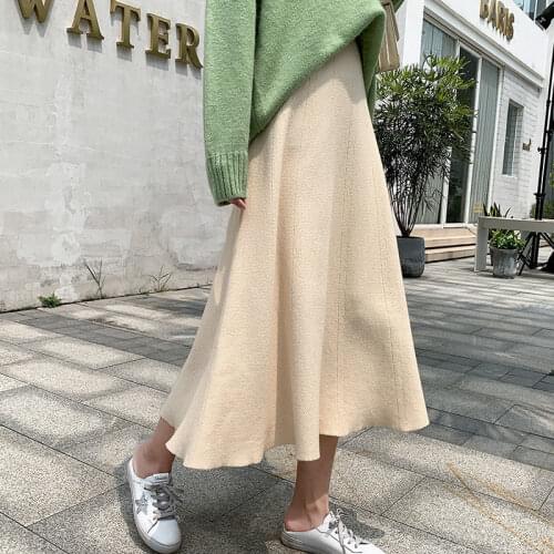 Женские юбки макси VOOCIEC China At AliExpress