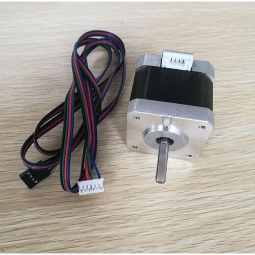 1pcs 40mm Nema17 Stepper Motor 42 motor Nema 17 motor 42BYGH 1.7A (17HS4401) motor 4-lead for 3D printer
