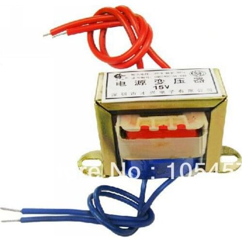 10W EI Ferrite Core Input 220V 50Hz Vertical Mount Electric Power Transformer Output Voltage