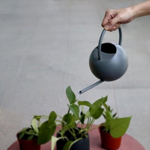 1L Stainless Steel Watering Can Garden Flower Plants Long Mouth Sprinkling Pot Dropshipping