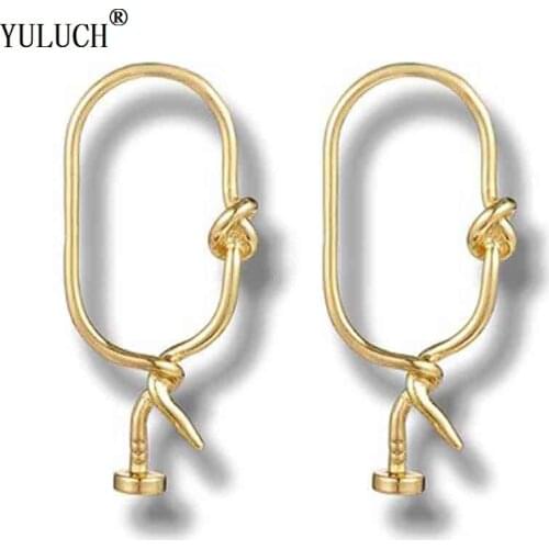 2018 New Style Stud Earrings Spike Oval Stud Earrings Exaggerate Punk Simple Fashion Stud Earrings For Woman Dancing Party