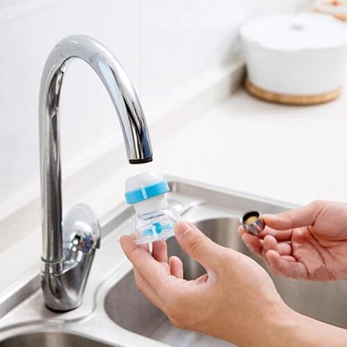 360 degree household rotatable activated carbon water bubbler rotating head water-saving faucet aerator nozzle adapter