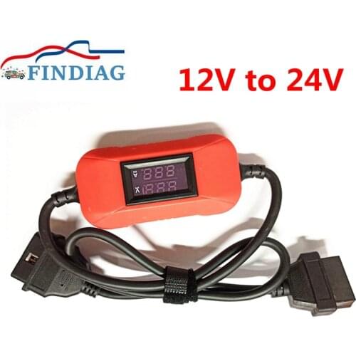 12V to 24V Truck Converter Adapter For Launch X431 Easydiag 3.0 Easydiag 2.0 Golo 3 for Heavy Duty Truck Car OBD2 Scanner Tool