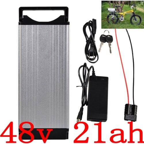 48V electric bicycle battery 48V 15AH 20AH Lithium battery 48V 24AH 1000W 2000W electric scooter battery+Double Layer Luggage