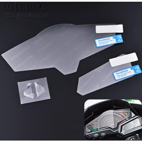BJMOTO Motorcycle Accessories For Kawasaki Z300 NINJA300 13-16 Dashboard Instrument Speedometer Film Screen Protector Stickers