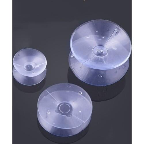 20pcs Double-sided Suction Cup 20 30 35mm PVC Glass Non-slip Mat Desktop Protection Gasket Furniture Double-sided Suction cup