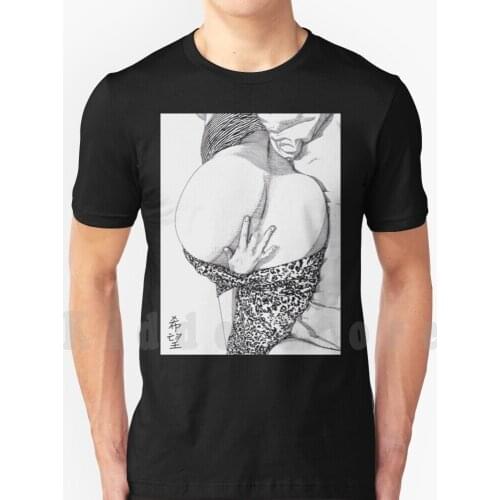 Wish T Shirt Men Cotton Cotton S-6Xl Hentai Manga Nsfw Sad Boys Yung Lean Black And White