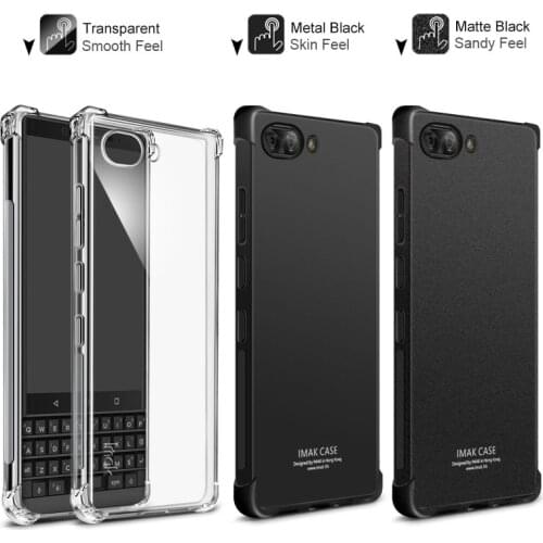 IMAK Brand Case For BlackBerry KEY 2 Silicone Soft TPU Full Protective Cover For BlackBerry Key2 Phone Case Cover
