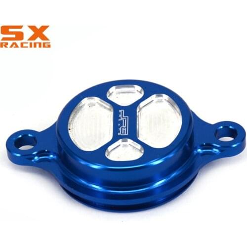 Motorcycle CNC Bule Oil Filter Cleaner Cap Cover For YAMAHA YZ250F 2014-2020 YZ450F 2010-2020 YZ250FX 2015-2020 WR250F 2015