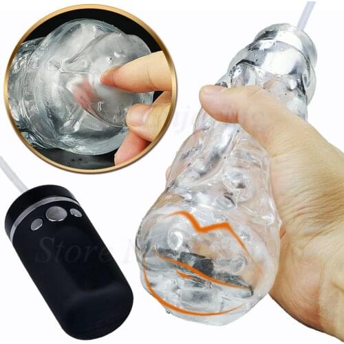 Strong Sucking Oral Sex Toy Male Masturbator Deep Throat Sex Machine Blowjob Vibrating Vibrator Masturbateur Sex Product for men