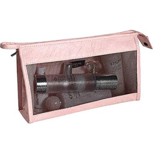 New Multi-Function Transparent Mesh Beauty Zipper Cosmetic Travel Bag Portable Toiletry Makeup Bags Origanizer