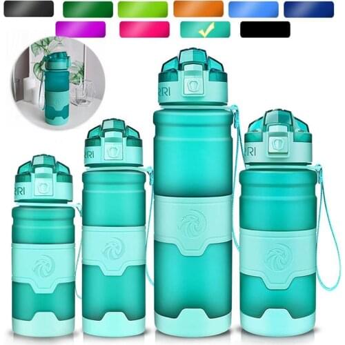ZORRI New Shaker Sports Water Bottle Gourde Water+Bottles Fashion Bpa Free Portable Tourism And Camping Drink Bottle 1000 ml