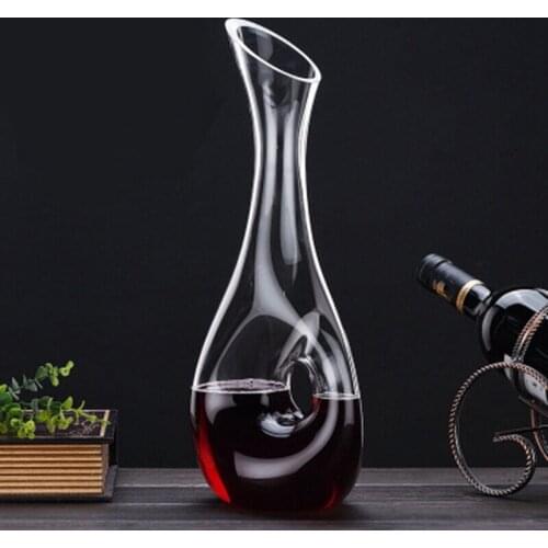 New Quality Wine Decanter Design Snail Style Decanter Red Wine Carafe Lead Free Glass Decanter Superior Wine Aerator