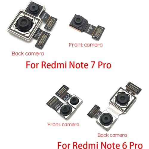 Front Main Back Rear Camera Flex Cable Module Ribbon For Xiaomi Redmi Note 6 7 Pro