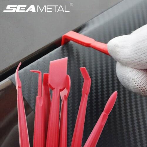 Carbon Fiber Car Squeegee Tools Film Wrapping Vinyl Wrap Film Sticker Wrapping Tool Cutter Knife Scraper Remover Car Styling