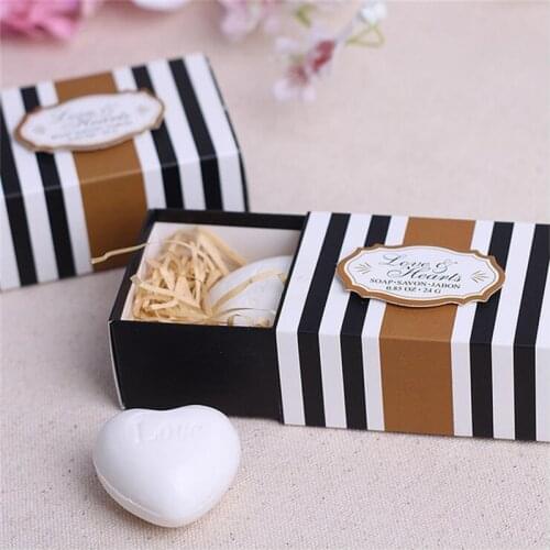 Wedding Souvenirs White Love Heart Soap Wedding Favors And Gifts Wedding Gift For Guests Event & Party Supplies