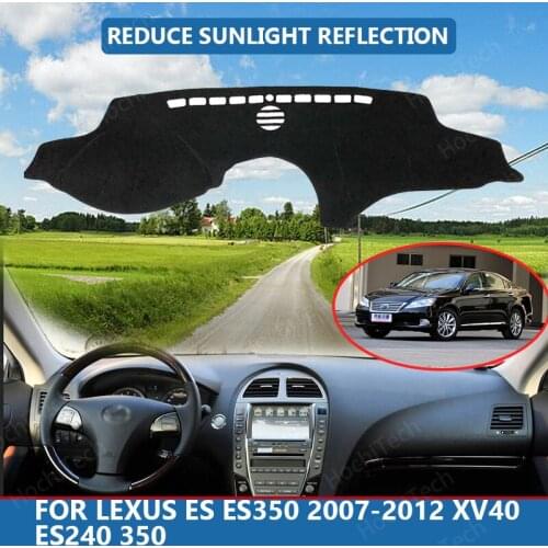 Car Inner Dashboard Cover Capet Cape for Lexus ES ES350 2007-2012 XV40 ES240 350 Dashmat Sunshade Pad Cover Dash Mat